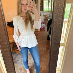 Ann Taylor Wrap Blouse